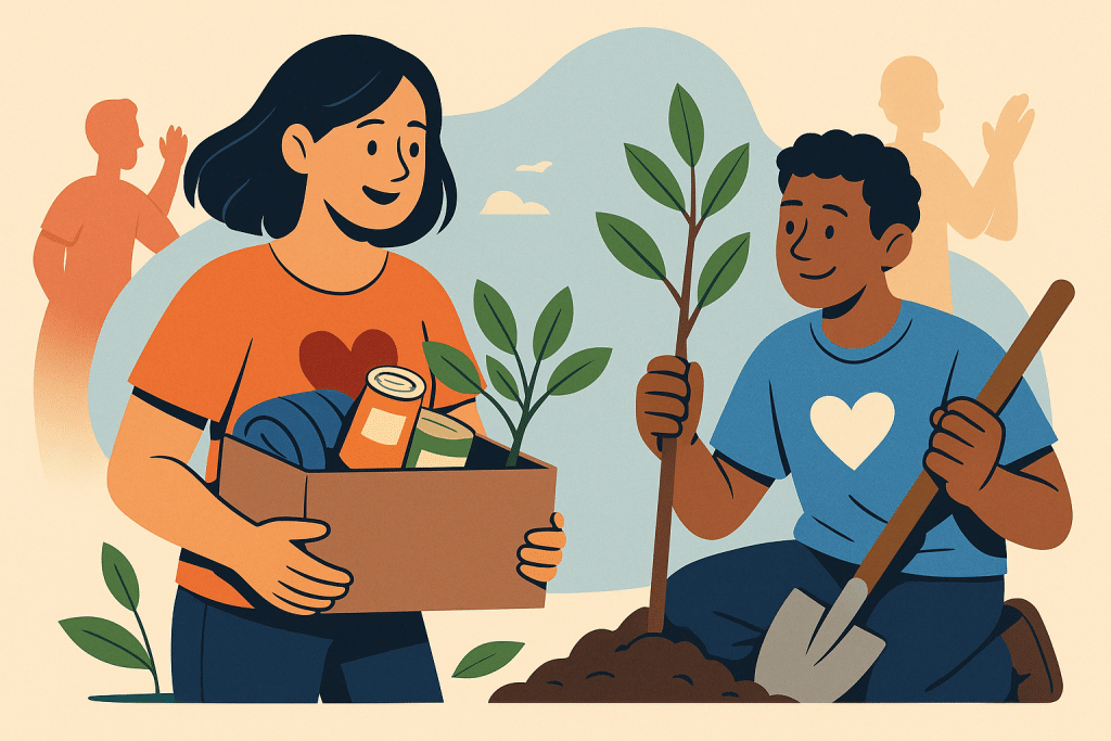 Volunteering and Giving Back